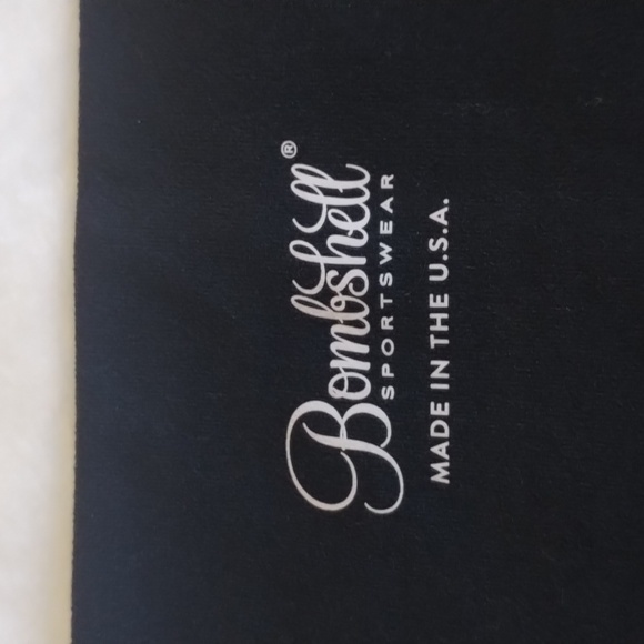 Bombshell Mohawk Leggings Mesh Side Panel Black L - XL - Picture 13 of 16